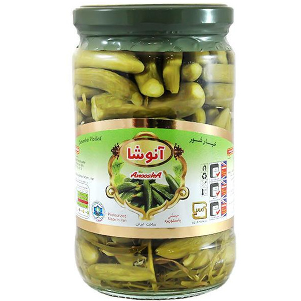 خیارشور 750گرم در جه یکB آنوشا