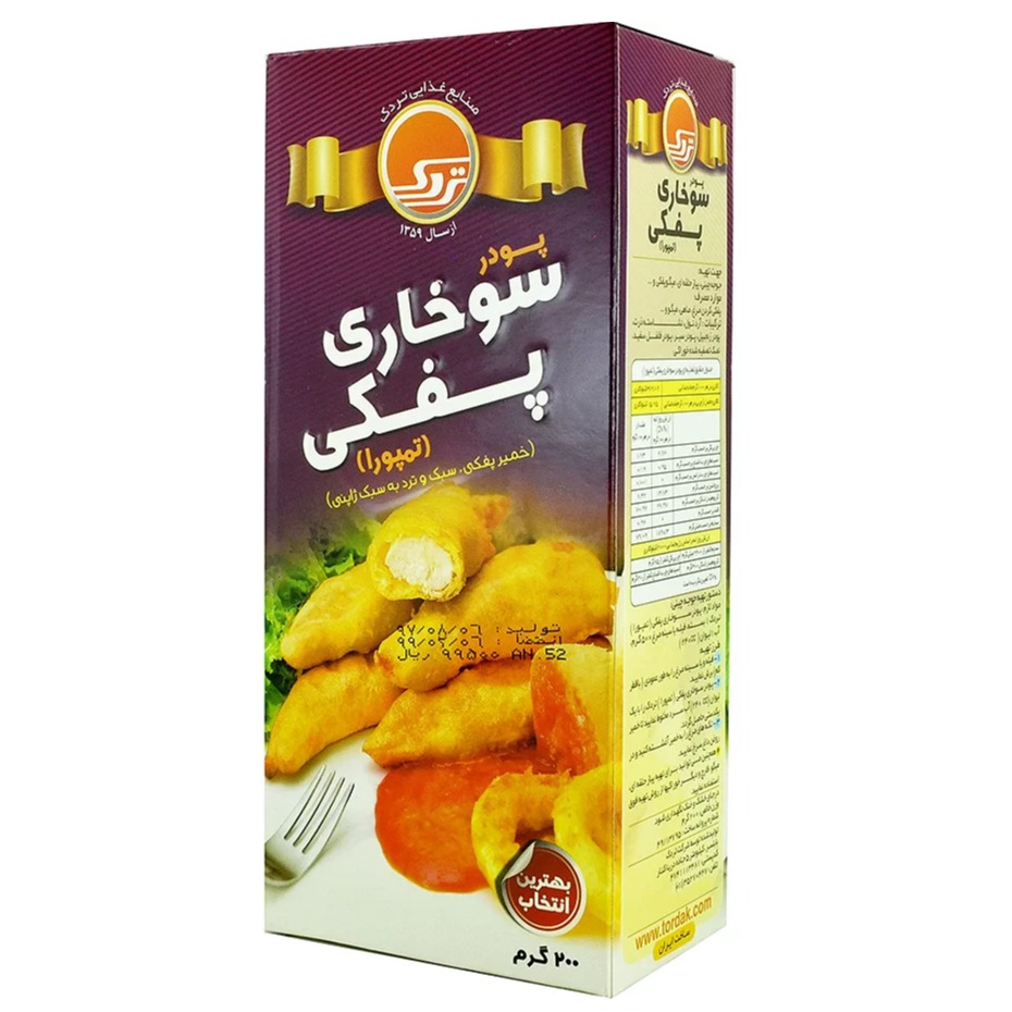 پودر سوخاری پفکی تردک(تمپورا)