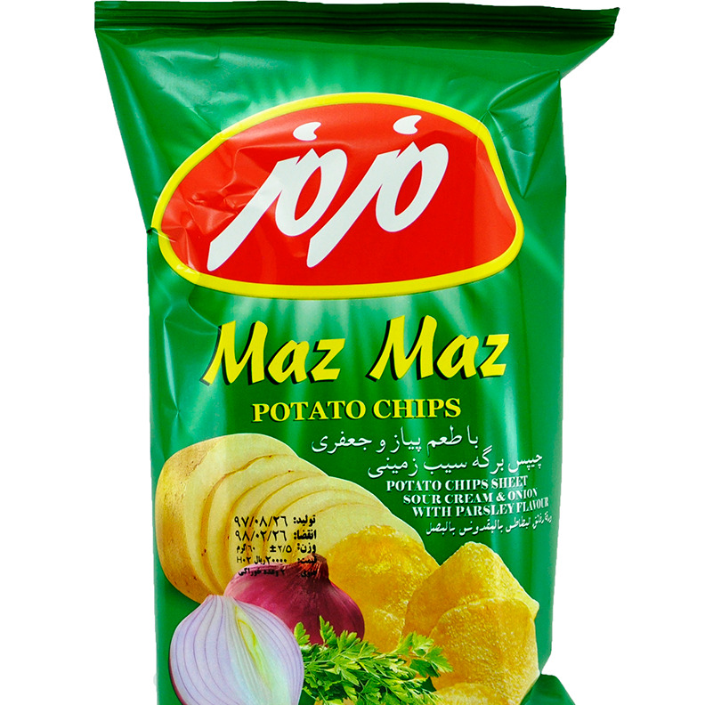چیپس پیازوجعفری مزمز
