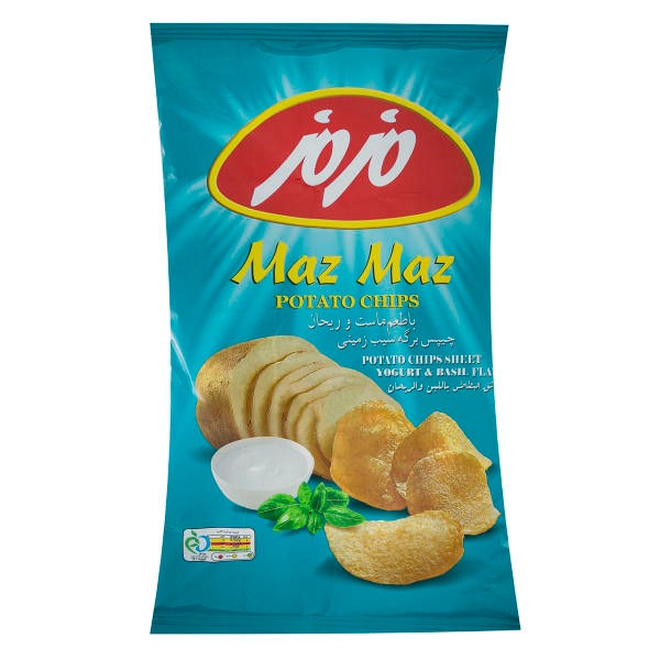 چیپس ماست و ریحان مزمز