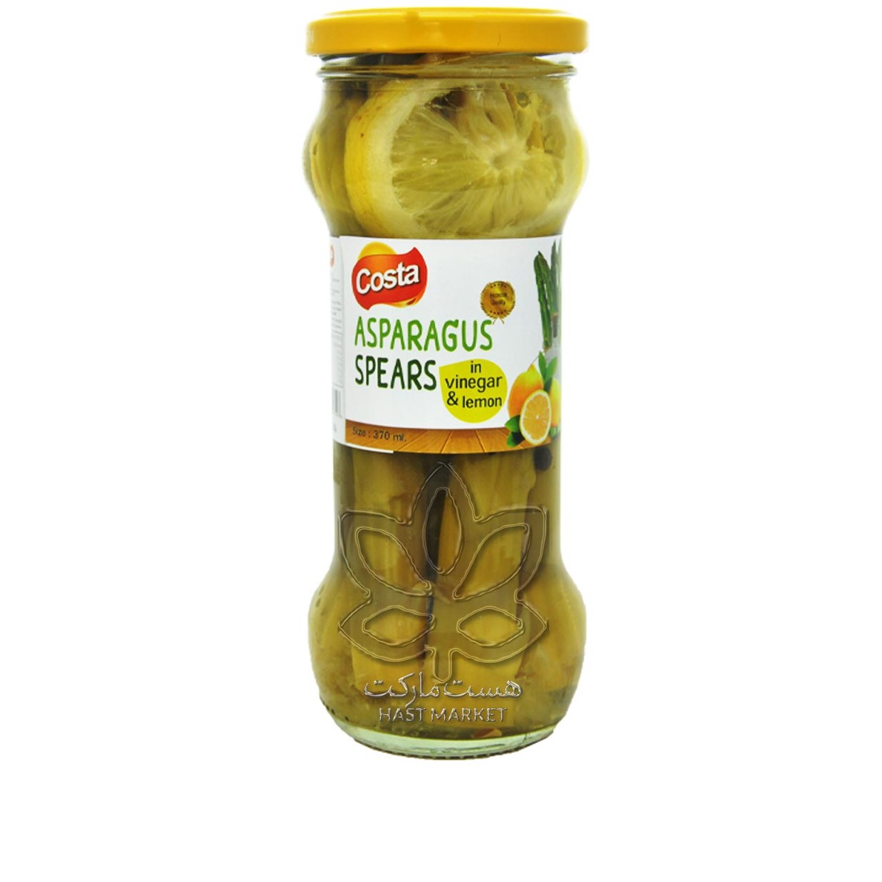 مارچوبه سبز در سرکه و لیمو کاستا