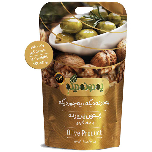 زیتون پرورده با مغز گردو یه دونه دیگه