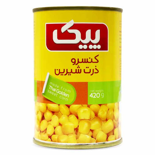 کنسرو ذرت پیک
