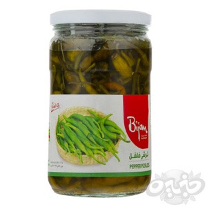 ترشی شیشه فلفل سوزنی 580 گ بیژن