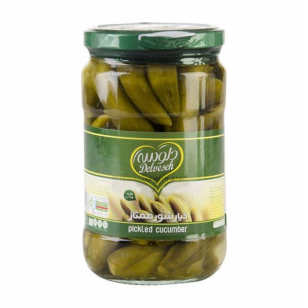 خیارشور ممتاز 750گرم دلوسه